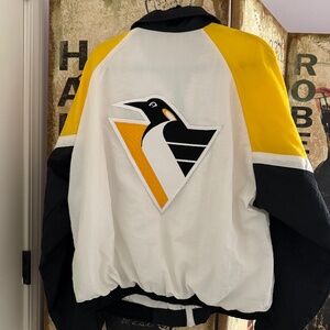 Men's Pittsburgh Penguins VINTAGE Jacket, sz XL